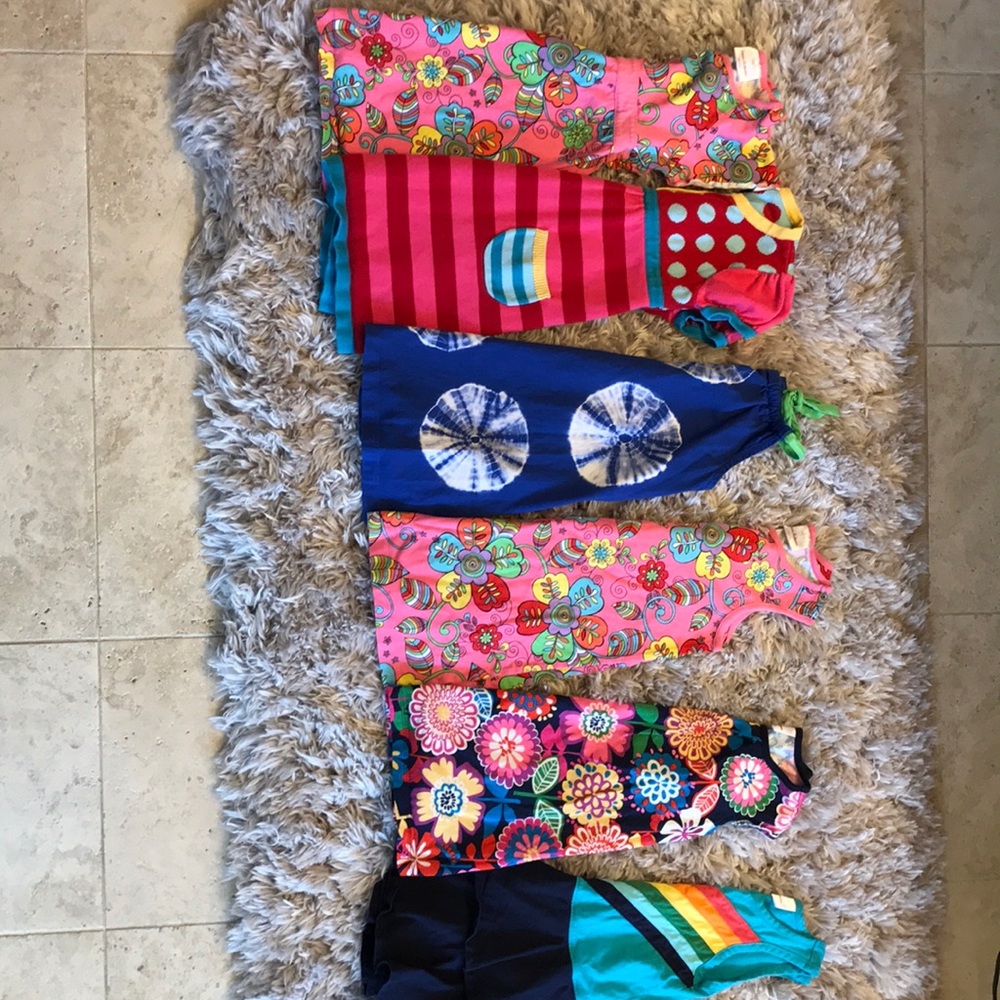 Lot of 6 Hanna Andersson Girls 100 size 4T
